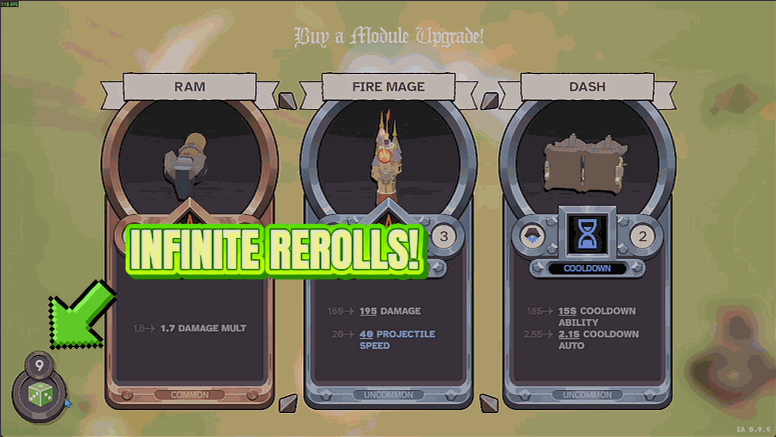 Wanderburg — Lucky Charm (Luck & Rerolls) (screenshot 2)